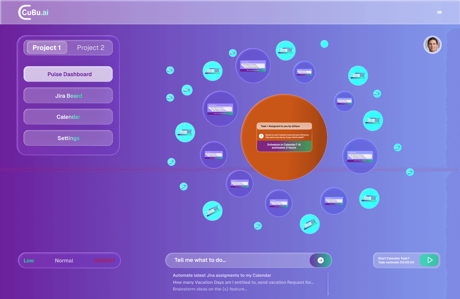 Cubu.ai Dashboard